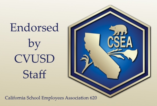 Read more about the article Cindy Endorsed by CVUSD Staff